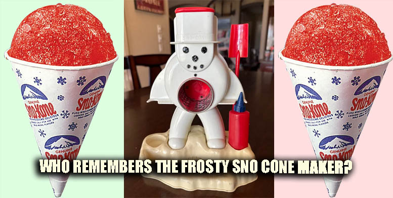Frosty Sno Cone Machine – Great Memories!
