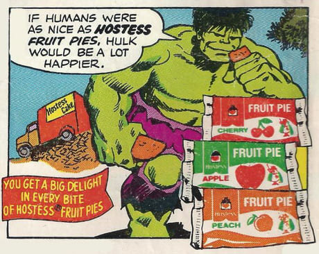 hostess fruit pies hulk
