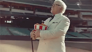 KFC colornel sanders gif