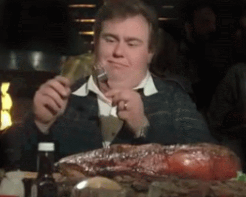 John Candy Steak gif