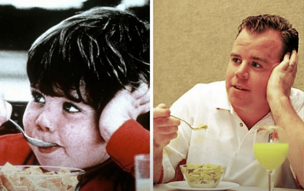 Mikey then and now - Life Cereal kid