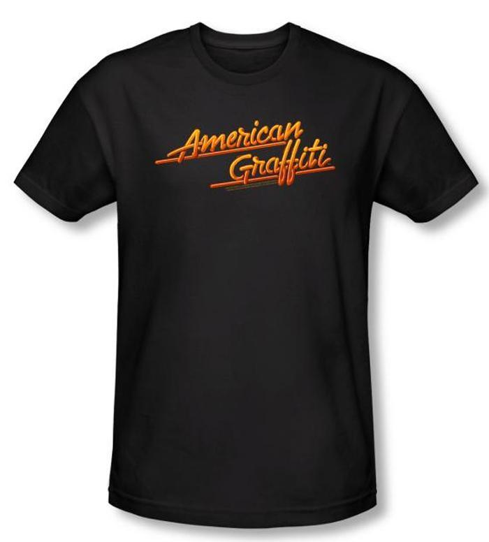 American Graffiti Black tee Shirt