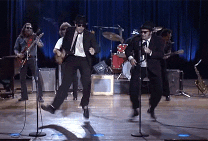 Saturday Night Live Blues Brothers gif