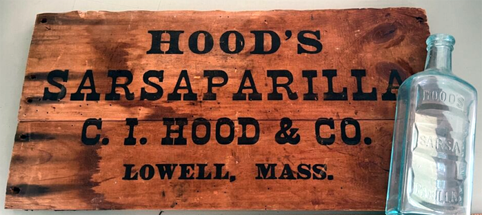 sarsaparilla sign