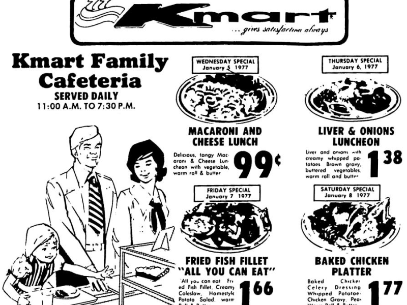 Kmart Cafeteria – Did You Ever&nbsp;Visit?
