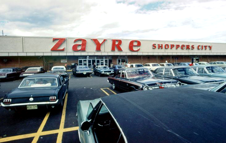 Zayre parking lot