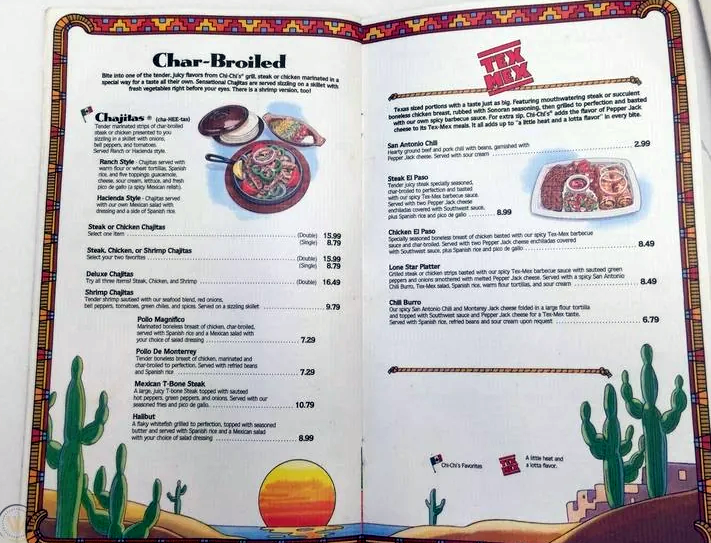Chi Chi's Menu