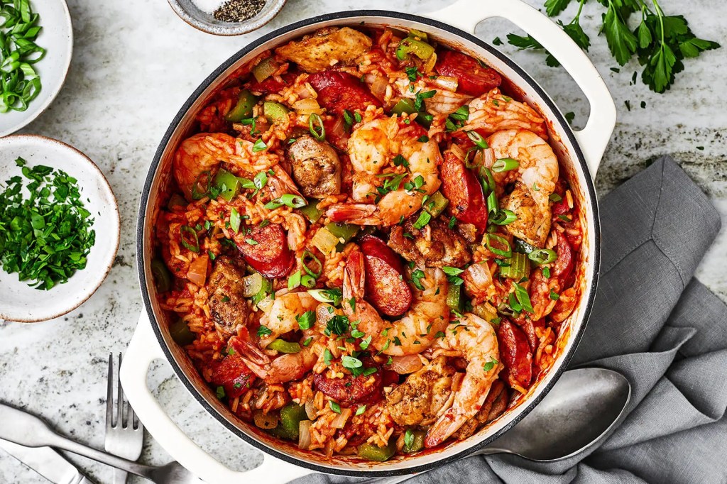 Justin Wilson jambalaya