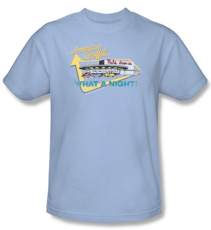 American Graffiti Blue tee Shirt