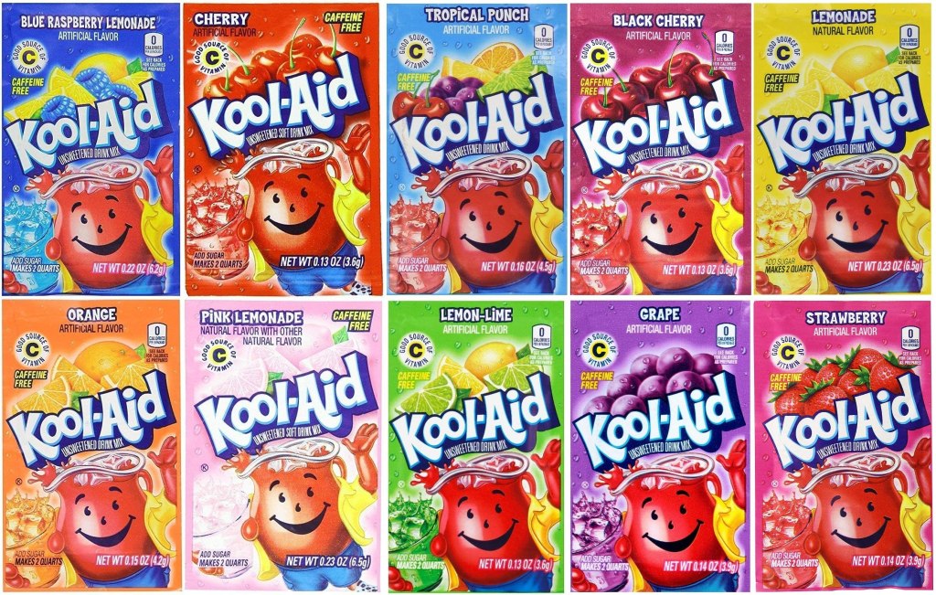Kool Aid packets for Sno Cone Machine