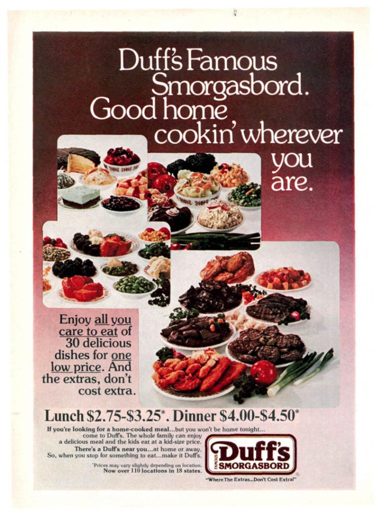 Duff's Smorgasbord