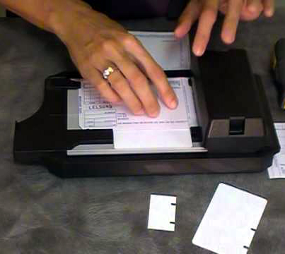 credit card imprinter knuckle buster