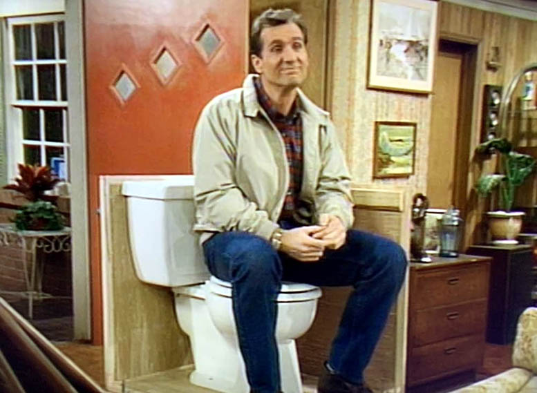 Al Bundy on toilet