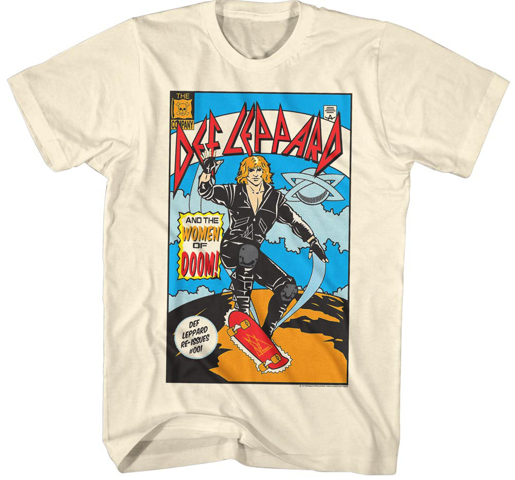 Def Leppard cartoon shirt