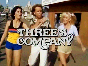 Three's Company intro gif