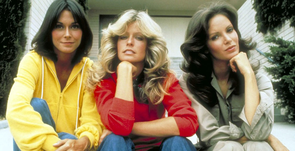 Farrah Fawcett with charlie's angels