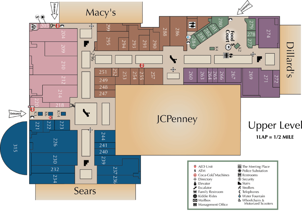 JC PENNEY mall map