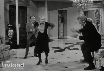 The Beverly Hillbillies granny dancing gif