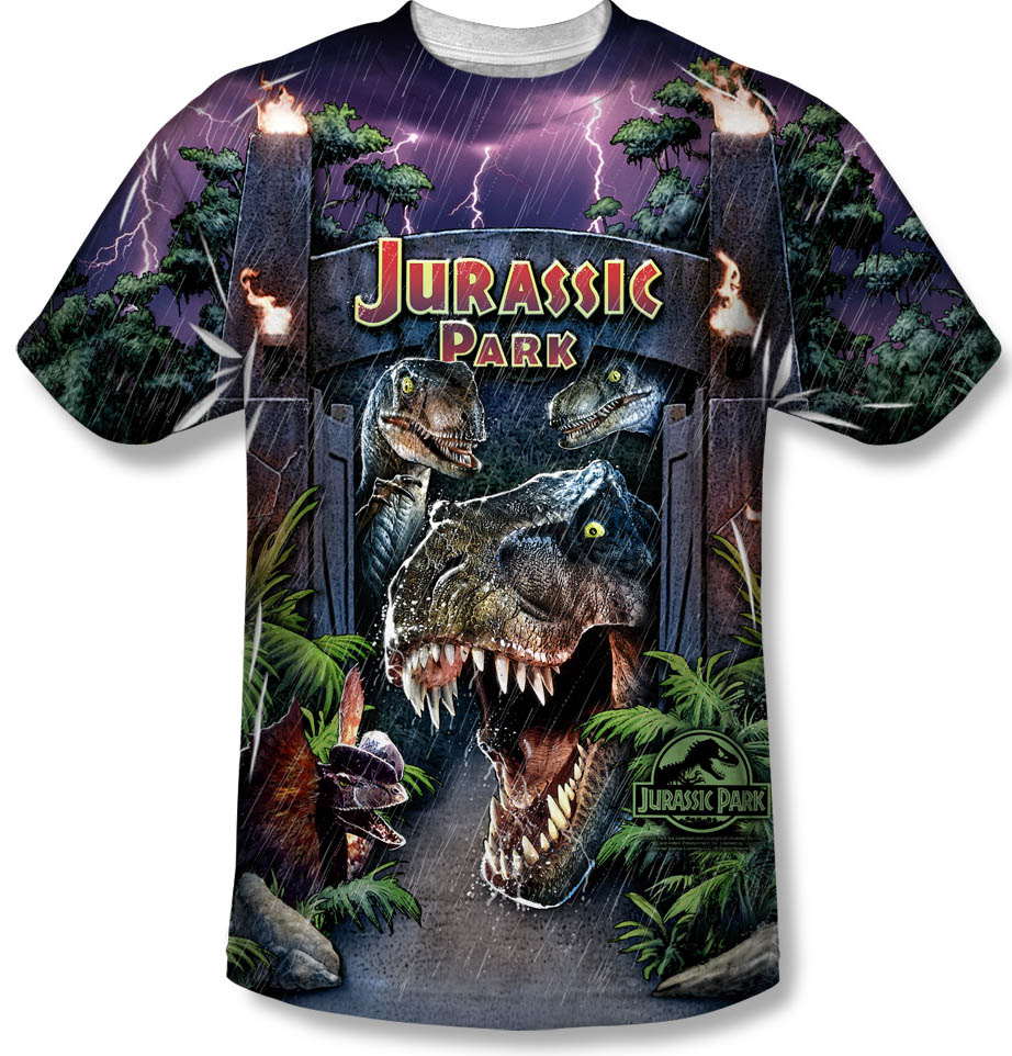 Jurassic Park Sublimation Tee Shirt