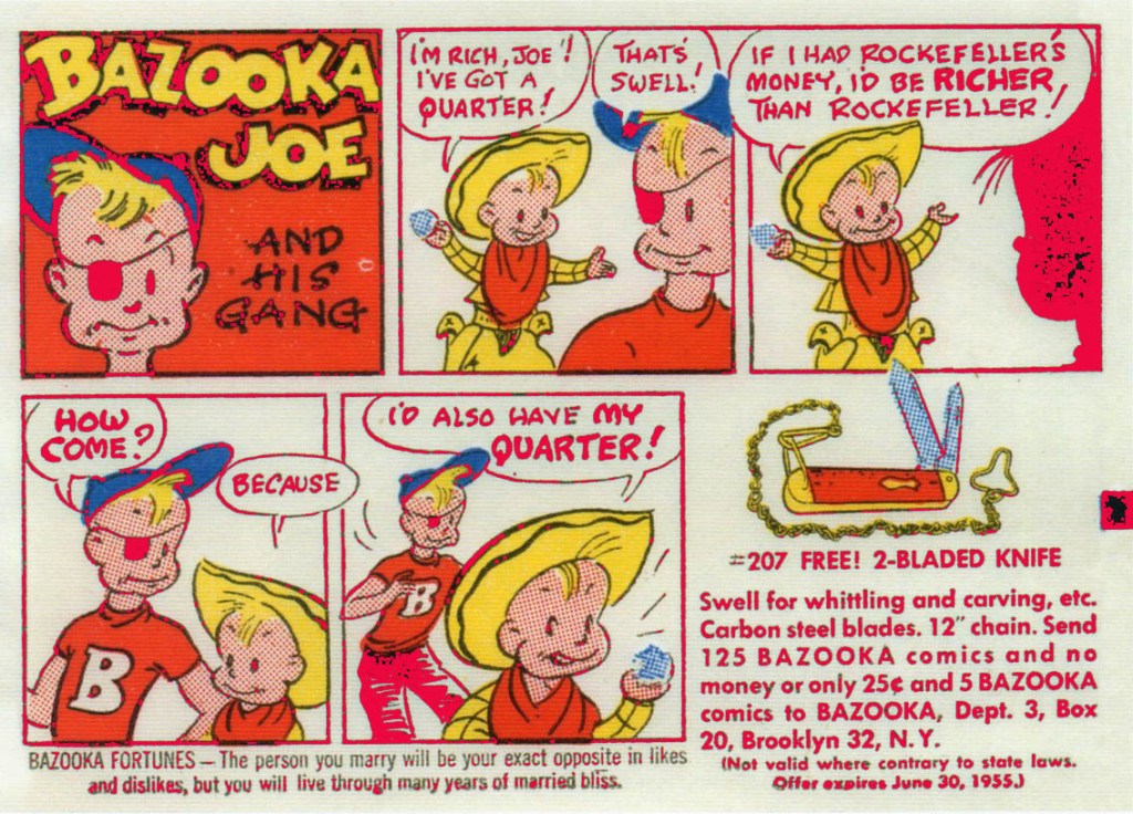 Bazooka Joe Comic Strip