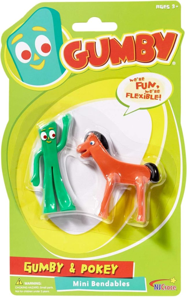 gumby and pokey toy figurines