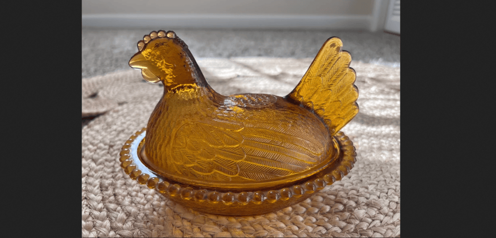 glass chicken